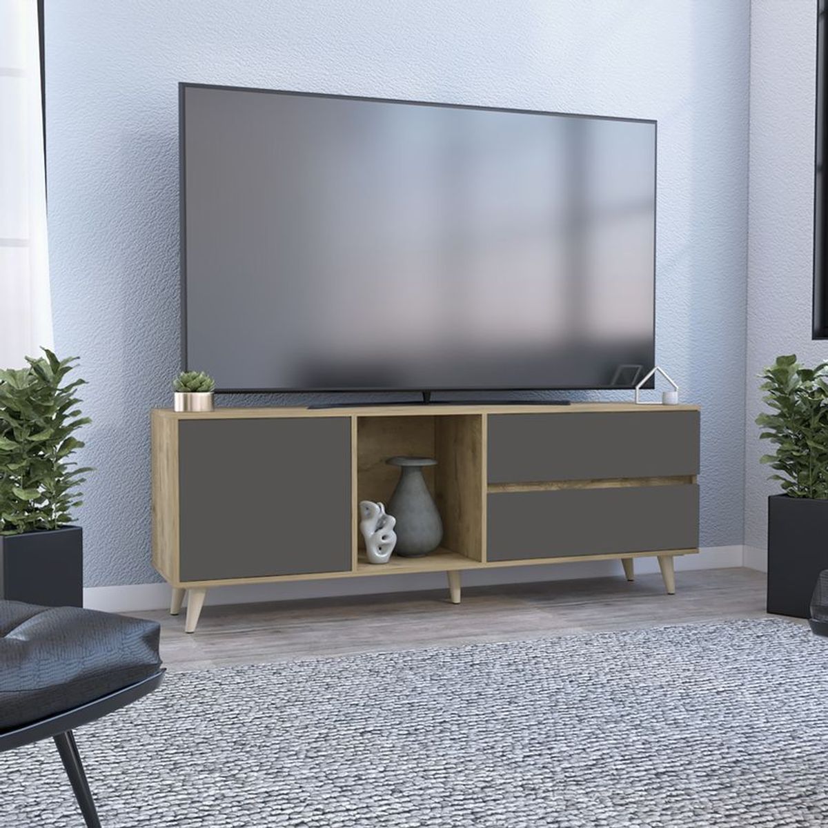 RTA MUEBLES - Rack para tv 65" salem  rmp 9223