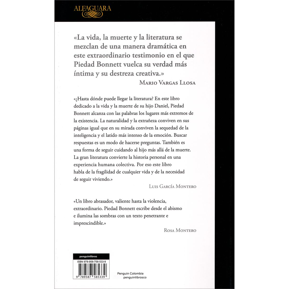 ALFAGUARA - Lo Que No Tiene Nombre. Piedad Bonnett