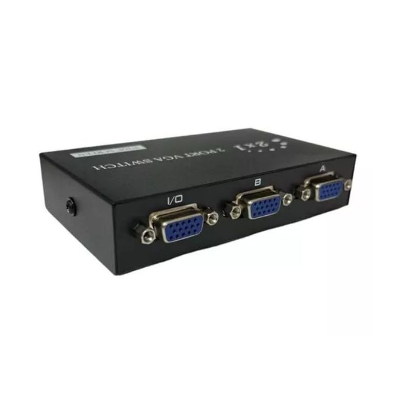 GENERICO - Switch Vga 2 Entrada 1 Salida Conectar 2 Pc A 1 Monitor
