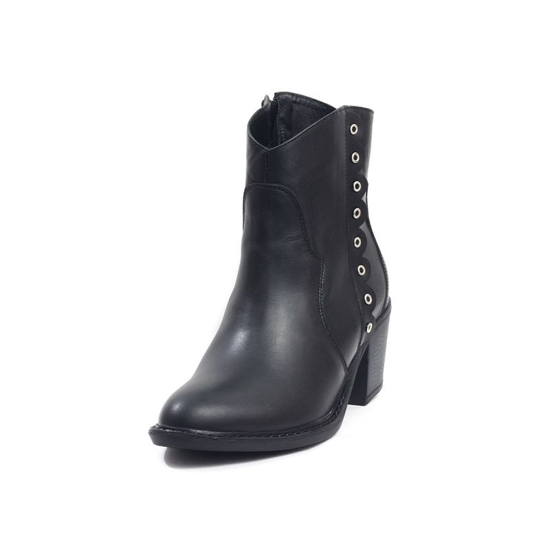 HERS - Botin Mujer Cuero Negro HERS Abba