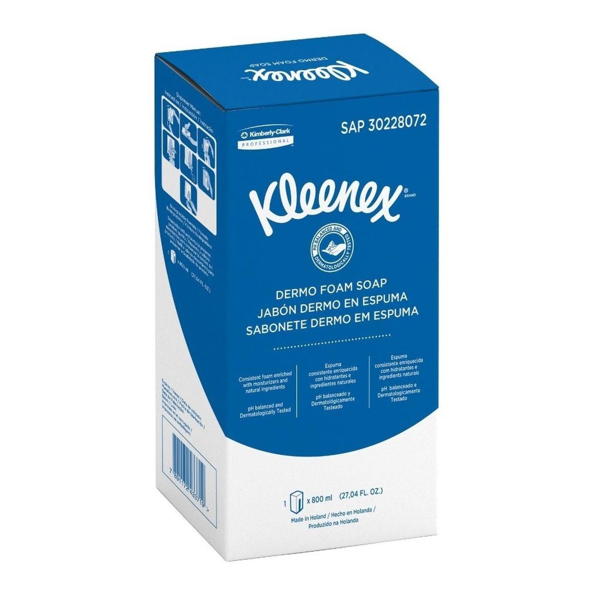 KLEENEX - Jabón Kleenex ® Dermo En Espuma X 800 Ml