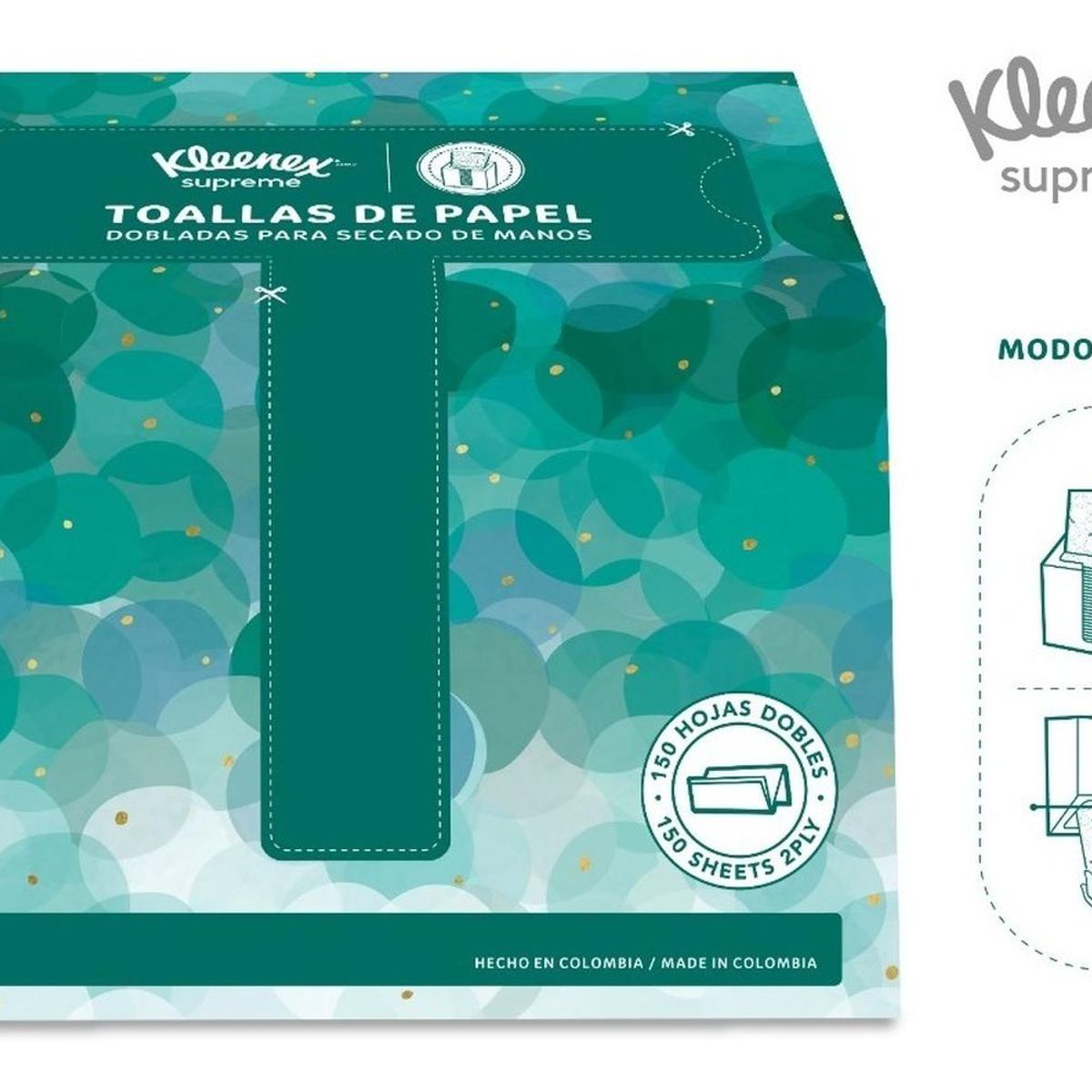KLEENEX - Toalla De Manos Kleenex Auto Dispensable - 1caja X 150 Hojas