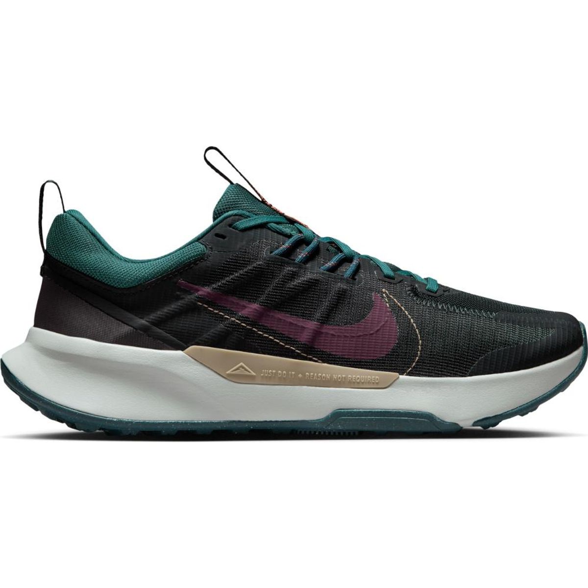 NIKE - Tenis Nike Juniper Trail 2 Nn Running-Negro/Verde