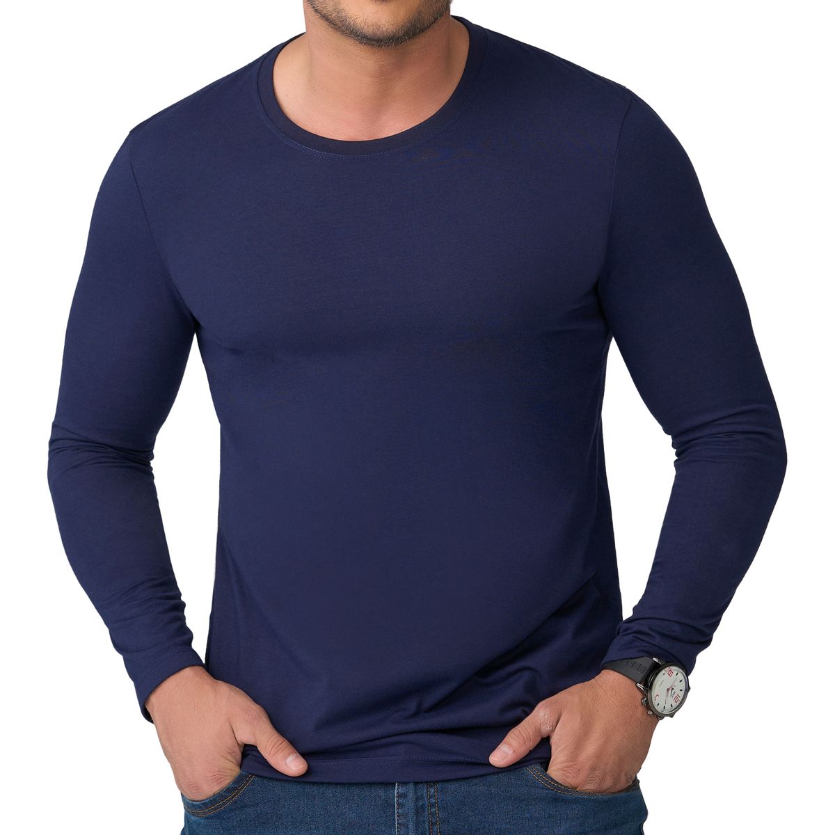 CROYDON - Camibuzo Omar Azul Osc Croydon para Hombre