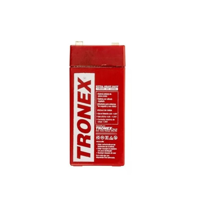 GENERICO - Bateria Sellada Recargable Plomo Ácido Tronex 4v 45ah 135a