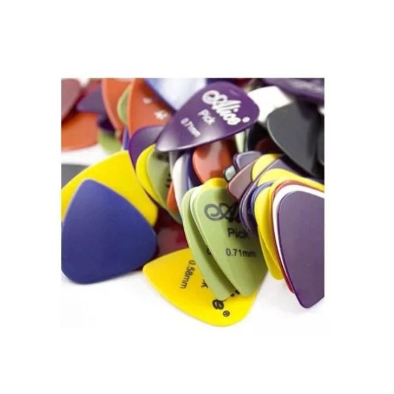 GENERICO - Caja X12 Plumilla Picks Guitarra Eléctrica Acústica Alice 1a