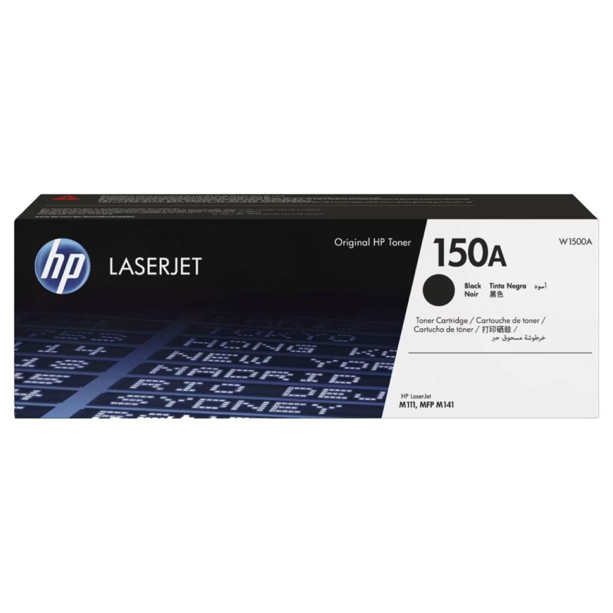 HP - Cartucho de Tóner HP 150A Negro LaserJet Original W1500A