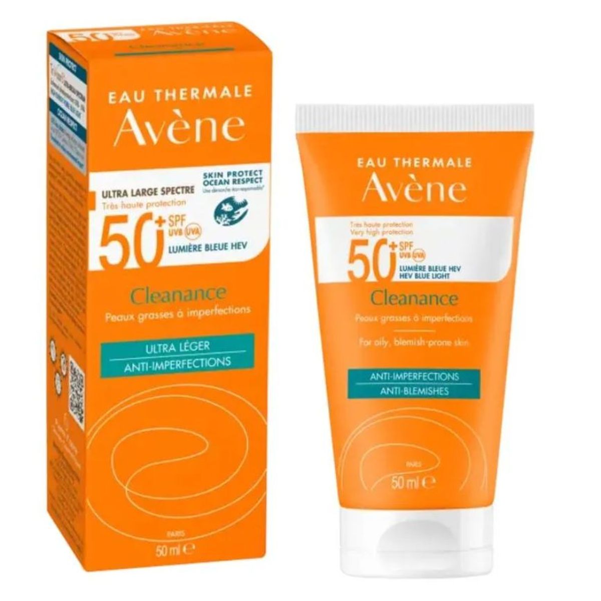 AVENE - Protector Solar Cleanance SPF50 x 50ml  Avene