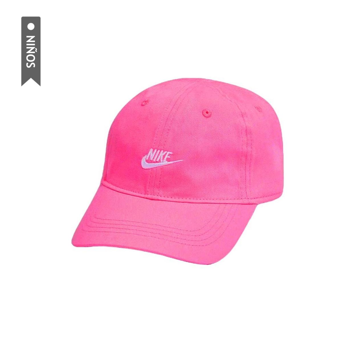 NIKE - Gorra Nike Nan Futura Curve Brim Niños-Rosa