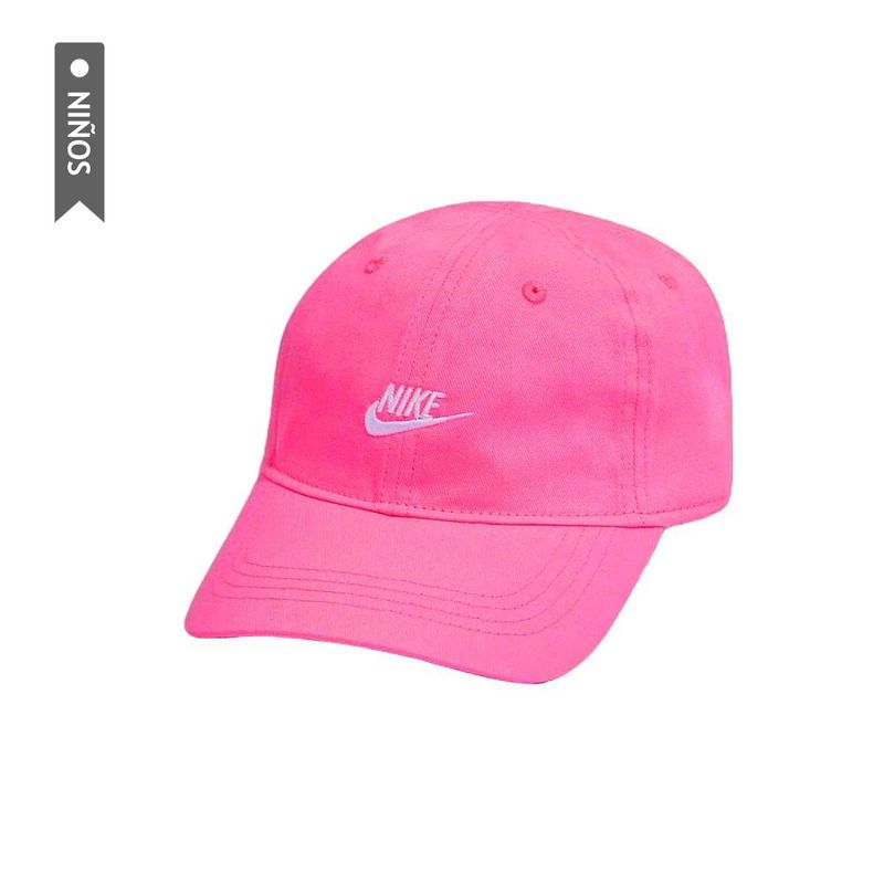 NIKE - Gorra Nike Nan Futura Curve Brim Niños-Rosa