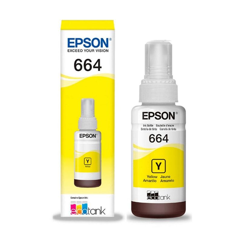 EPSON - Botella De Tinta Original Yellow Epson 664 L380 L495 70ml