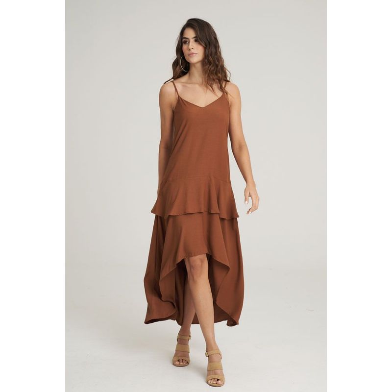 RAGGED - Vestido manhattan Cobre Ragged