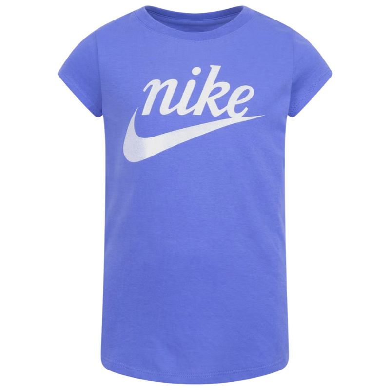 NIKE - Camiseta Nike Script Futura Niñas-Azul