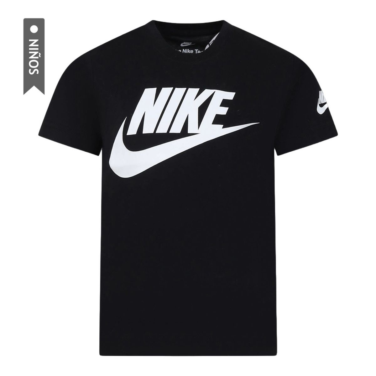 NIKE - Camiseta Nike Futura Evergreen Niños-Negro