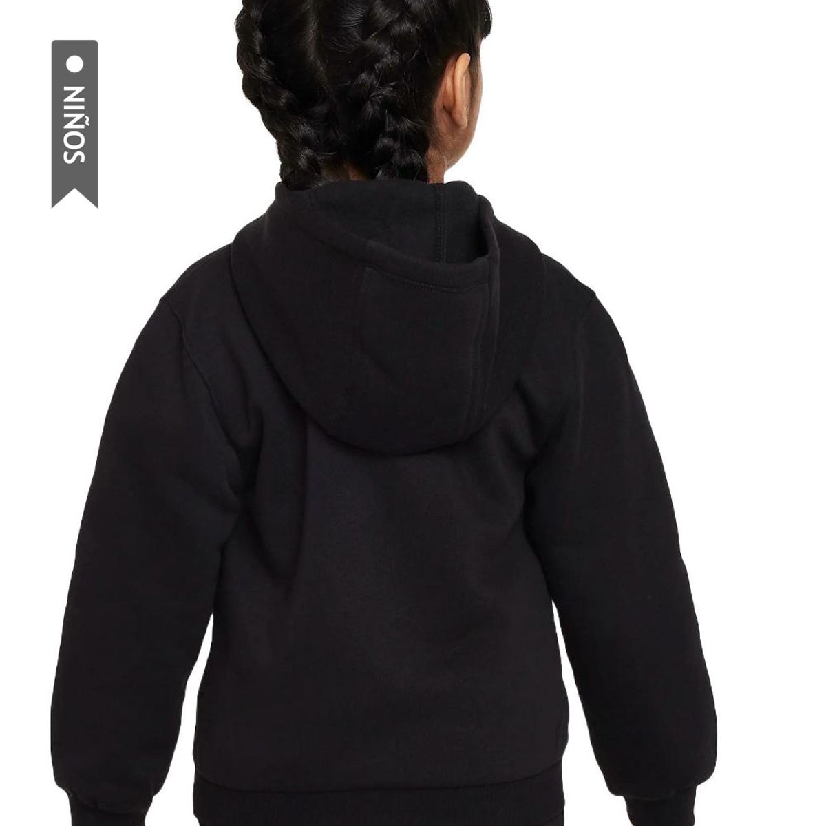 NIKE - Chaqueta Nike Nsw Club Fleece Lbr Niños-Negro