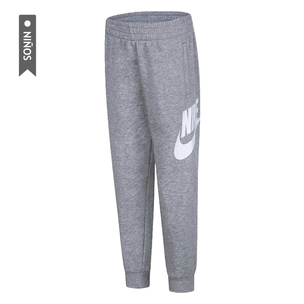 NIKE - Pantalon Nike Jogger Club Ft Hbr Niños-Gris