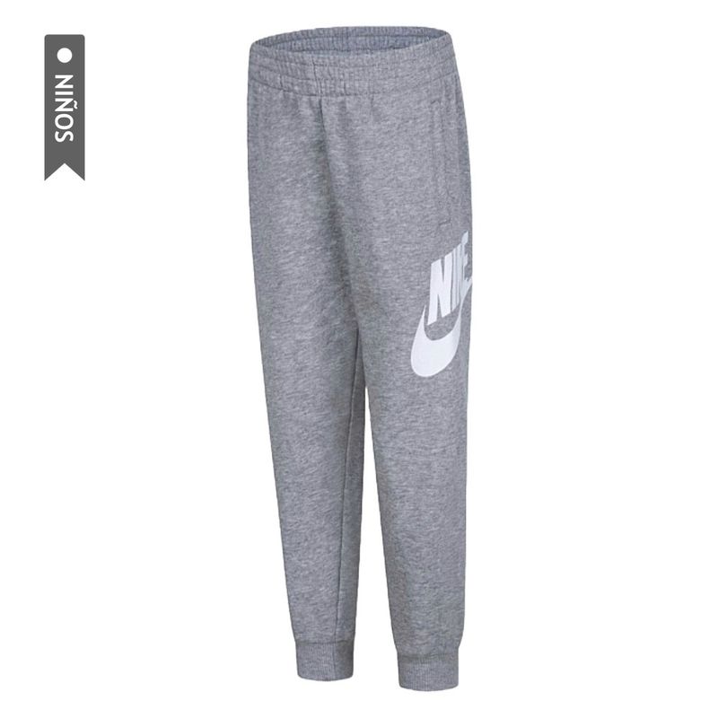 NIKE - Pantalon Nike Jogger Club Ft Hbr Niños-Gris