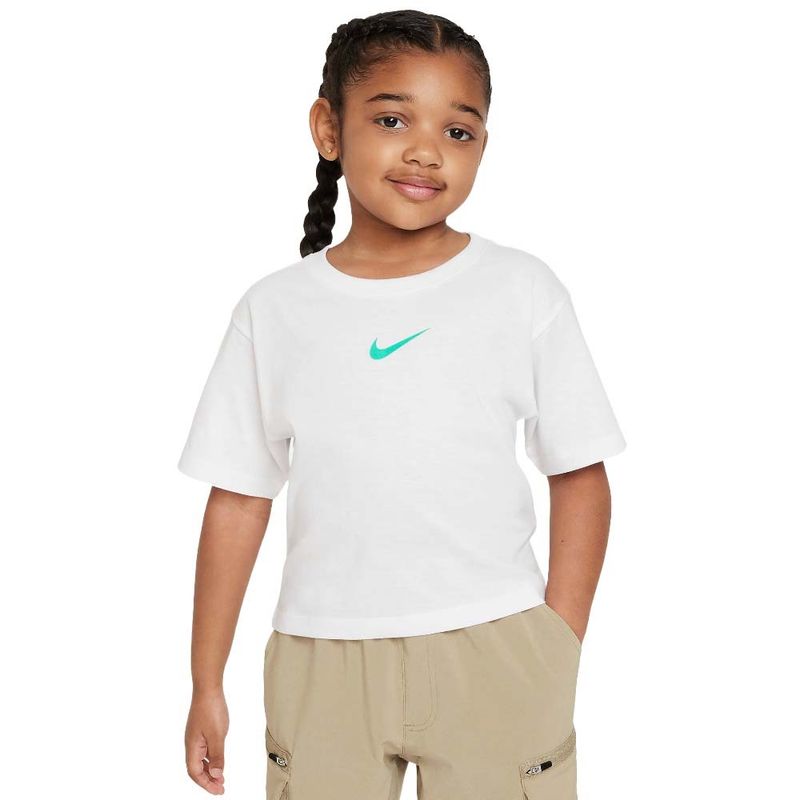 NIKE - Camiseta Nike Femme Sport Niñas-Blanco