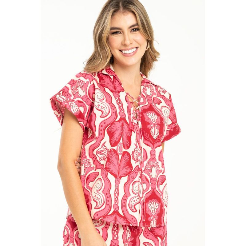RAGGED - Blusa mally Rosado frambuesa Ragged