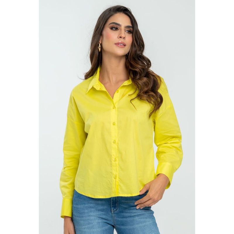 RAGGED - Camisa manga larga yara Amarillo brillante Ragged