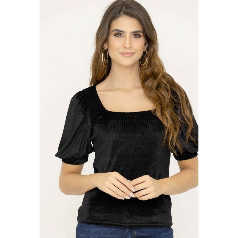 RAGGED - Blusa praga Negro Ragged