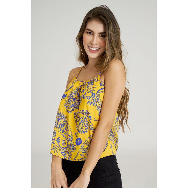 RAGGED - Blusa molinary Amarillo mostaza Ragged