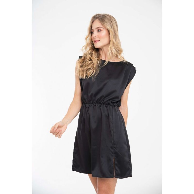 RAGGED - Vestido corto barcelona Negro Ragged