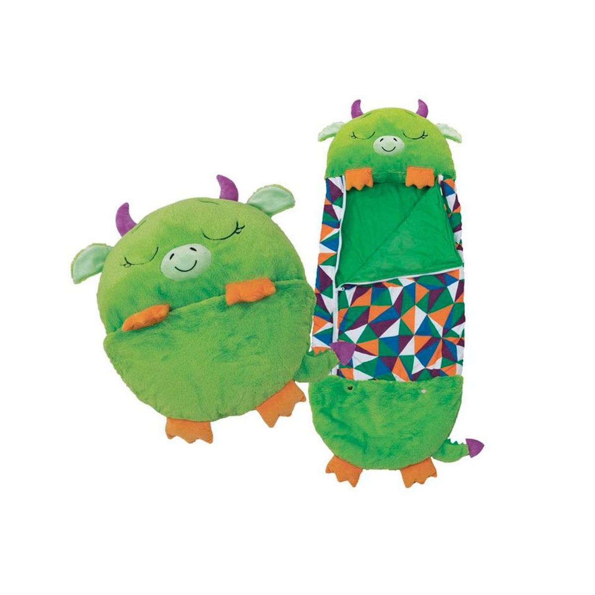 HAPPY NAPPERS - Saco de dormir para niños happy nappers Dragon Verde