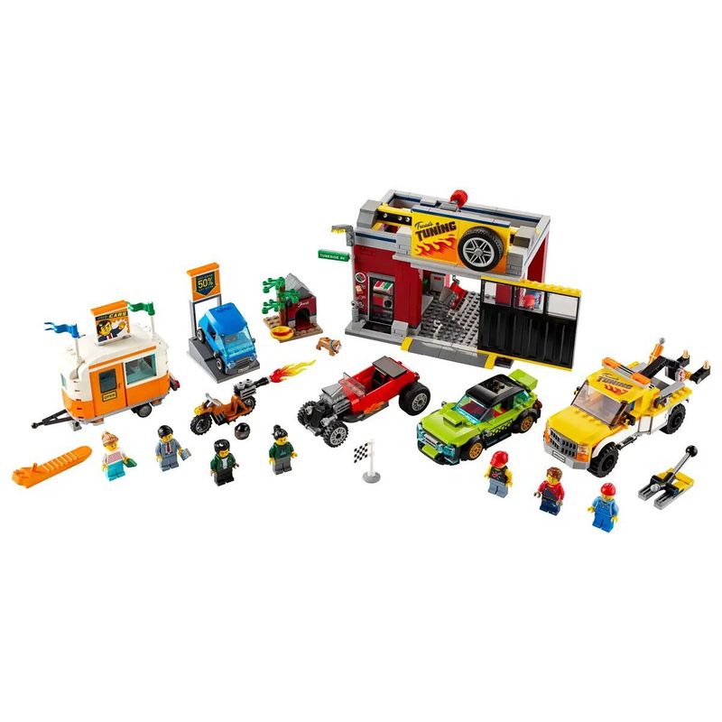 LEGO - Lego City 60258 Nitro Wheels Taller De Tuneo De Autos