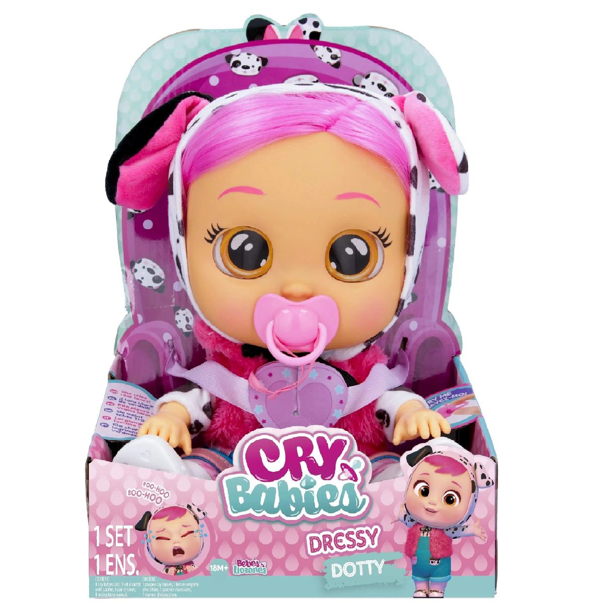 IMC TOYS - Cry Babies Dreassy Dotty Muñeca Bebé Llorones