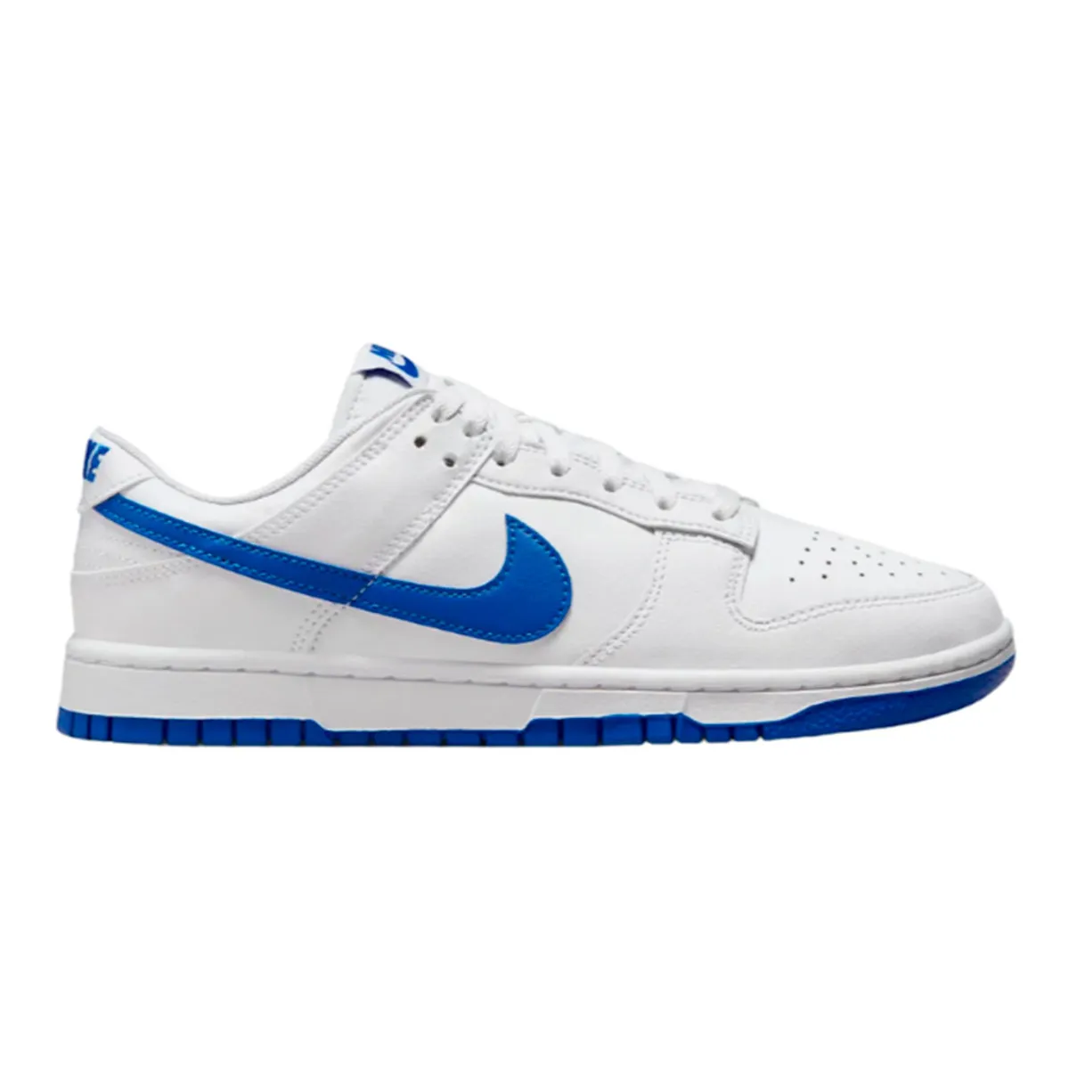NIKE - Tenis Nike Dunk Low Retro-Blanco/Azul