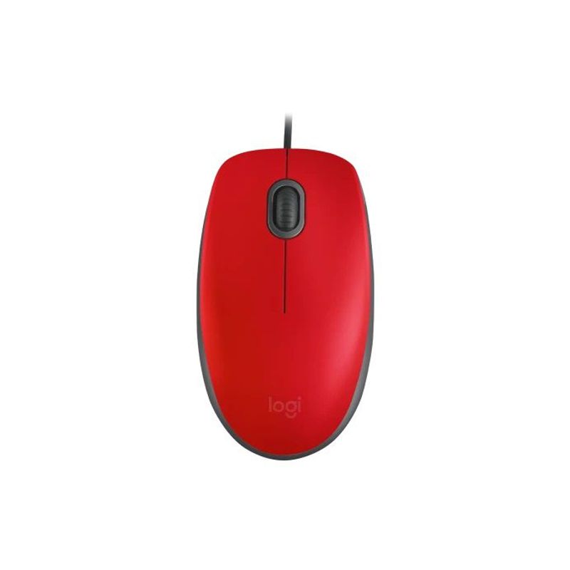 LOGITECH - Mouse Logitech M110 Silent Rojo