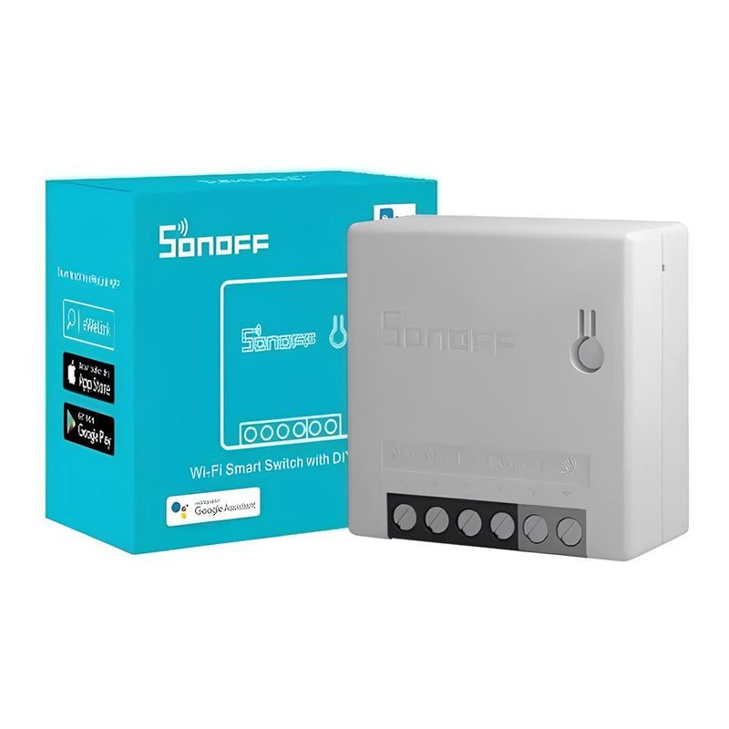GENERICO - MINI SONOFF CONMUTABLE O DE ESCALA 2 VIAS INTELIGENTE WIFI