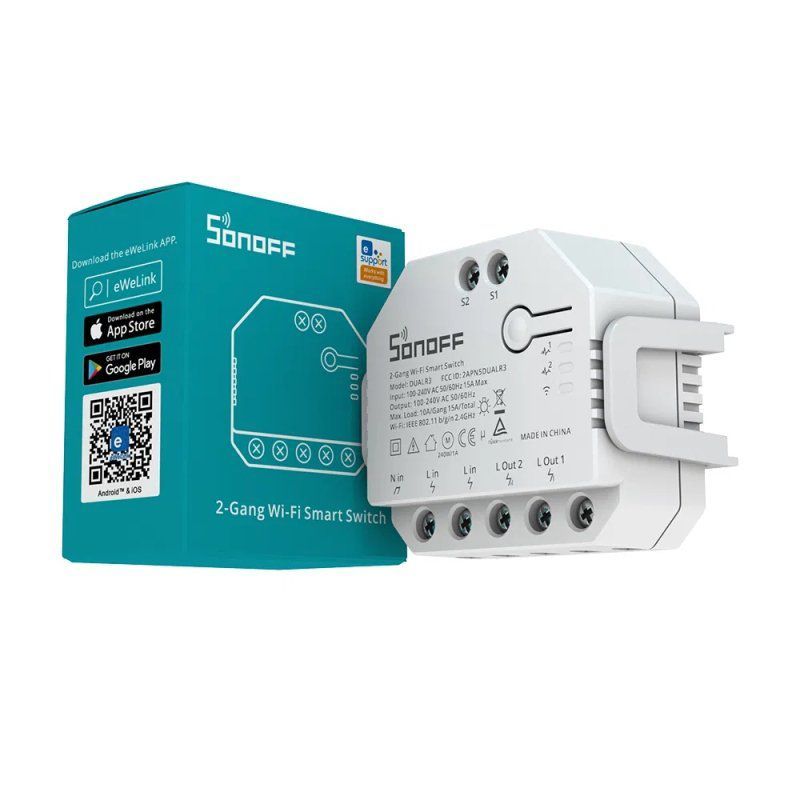 GENERICO - SONOFF DUAL R3 WIFI BIDIRECCIONAL