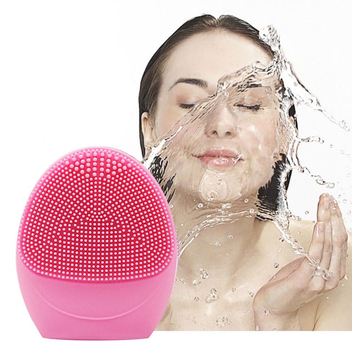 CARER SPARK - Cepillo Limpiador Facial Eléctrico Con Vibración De Silicona
