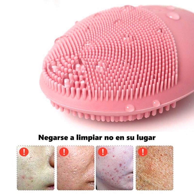 Cepillo Limpiador Facial Eléctrico Con Vibración De Silicona CARER