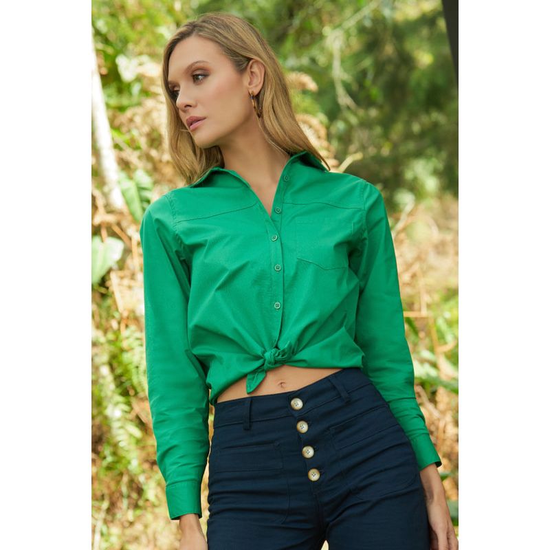 RAGGED - Camisa belice Verde pasto Ragged