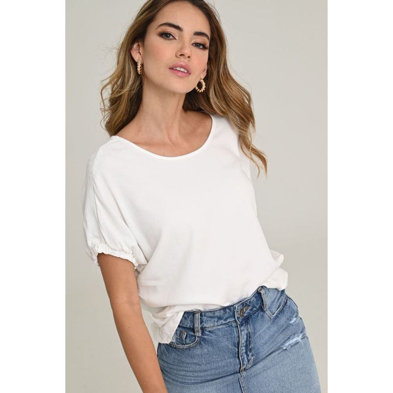 RAGGED - Blusa magallanes Blanco crudo Ragged