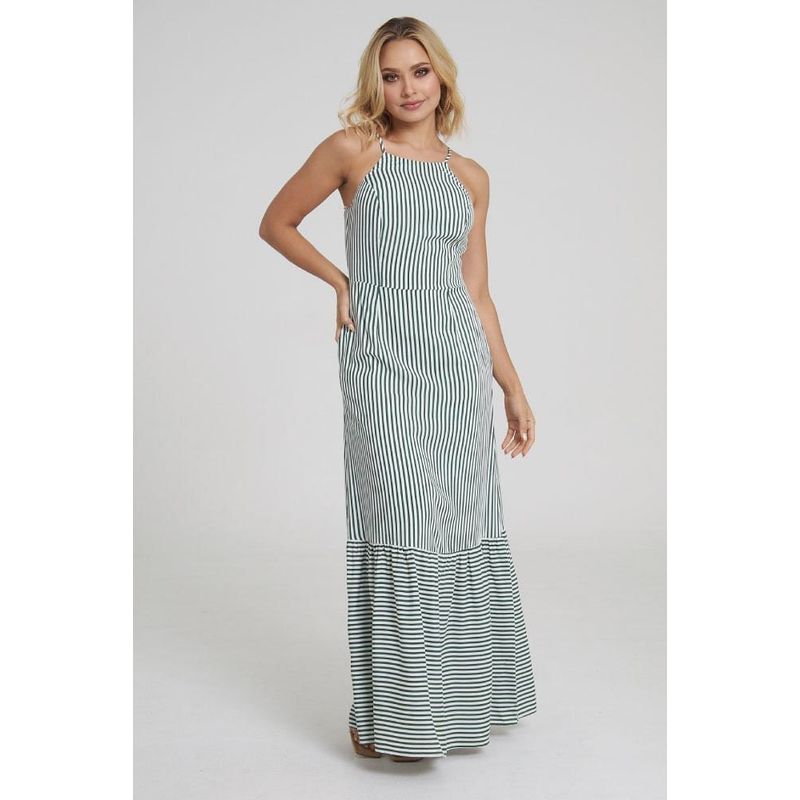 RAGGED - Vestido navy Verde militar Ragged