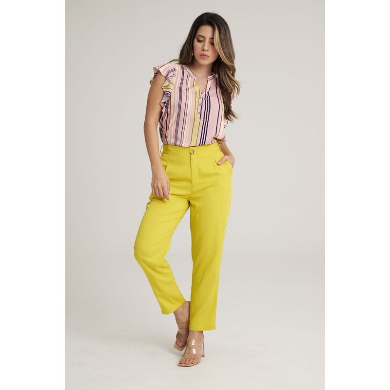 RAGGED - Pantalon amaretto Verde pistacho Ragged