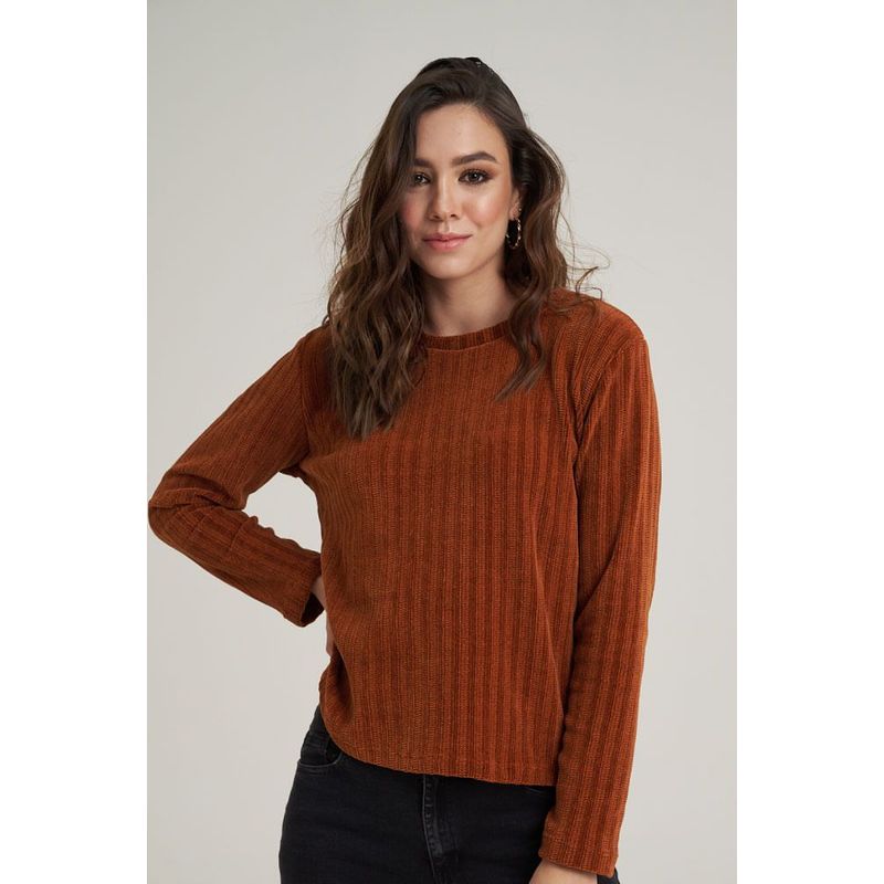 RAGGED - Buzo chenille Rojo persa Ragged