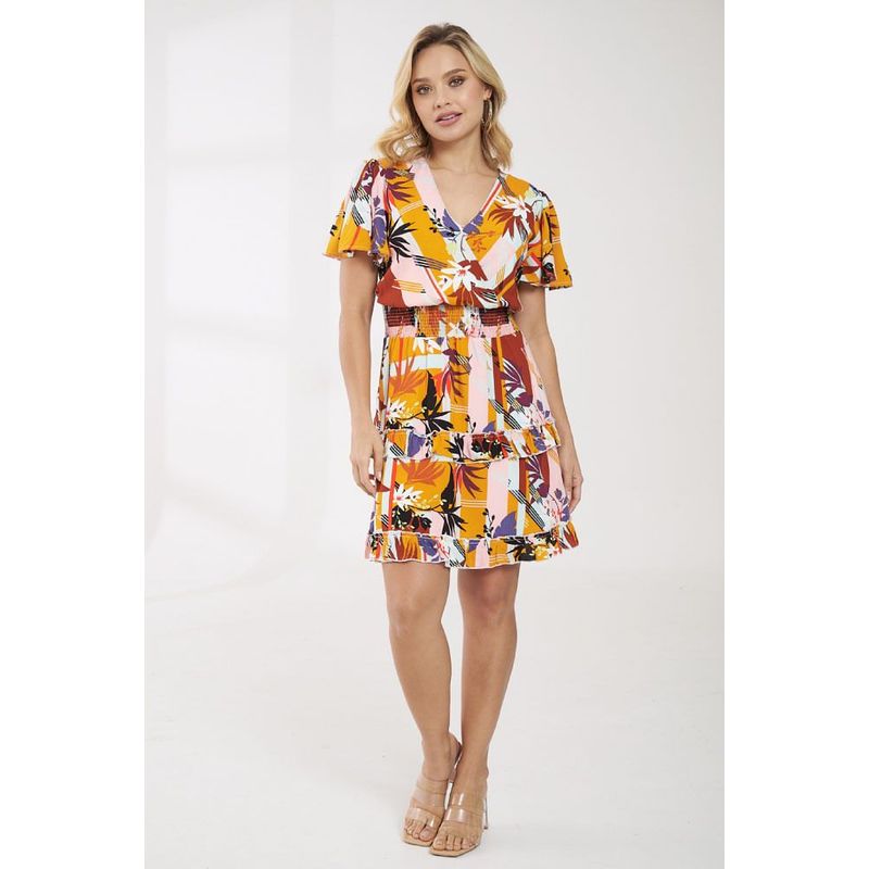 RAGGED - Vestido macondo Amarillo mostaza Ragged