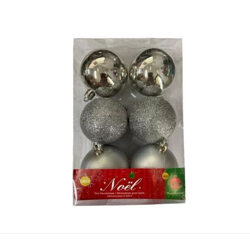 GENERICO - Juego Bolas Navideñas Adornar Arbolito De Navidad Colgar 1a