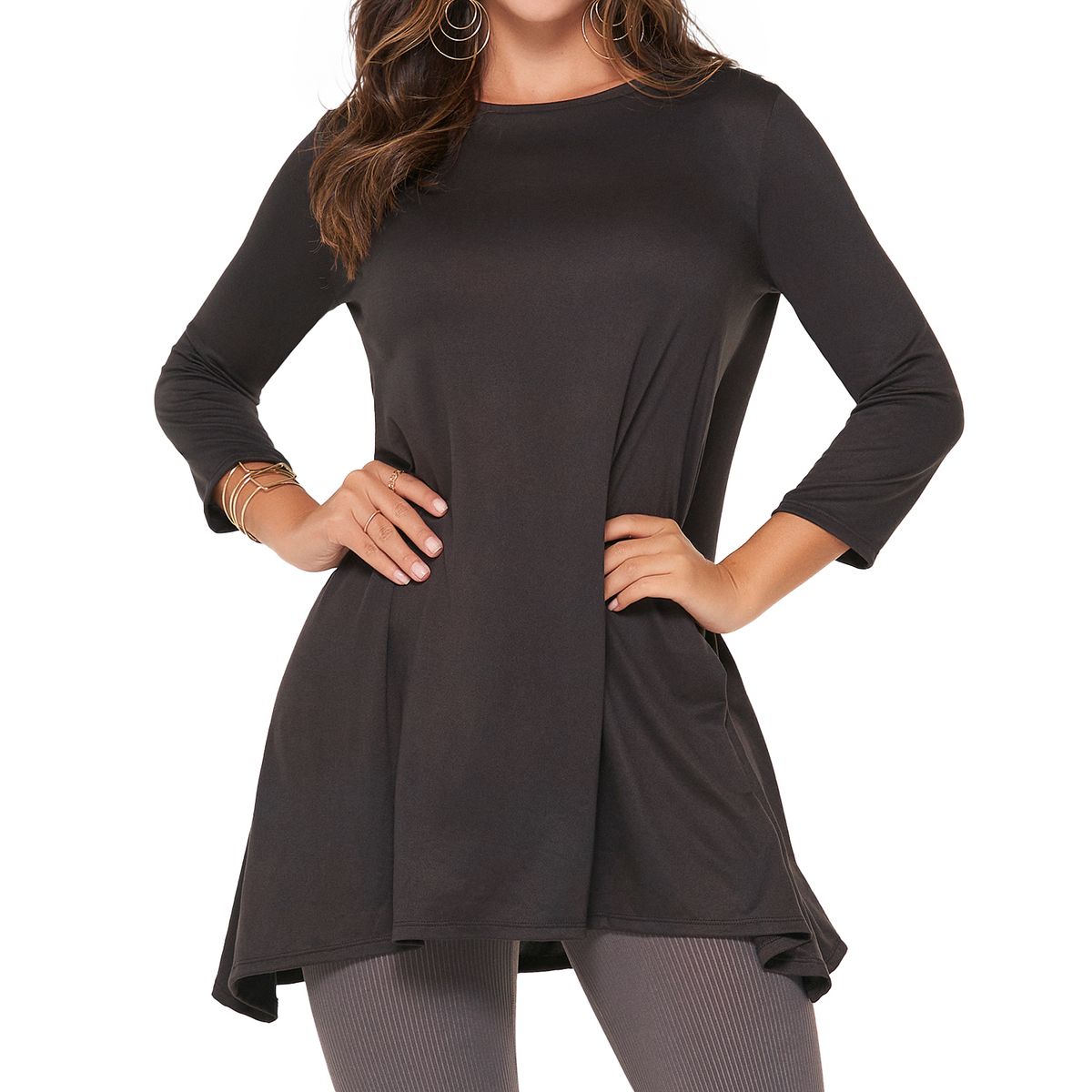 CROYDON - Vestido Paulete Negro Croydon para Mujer