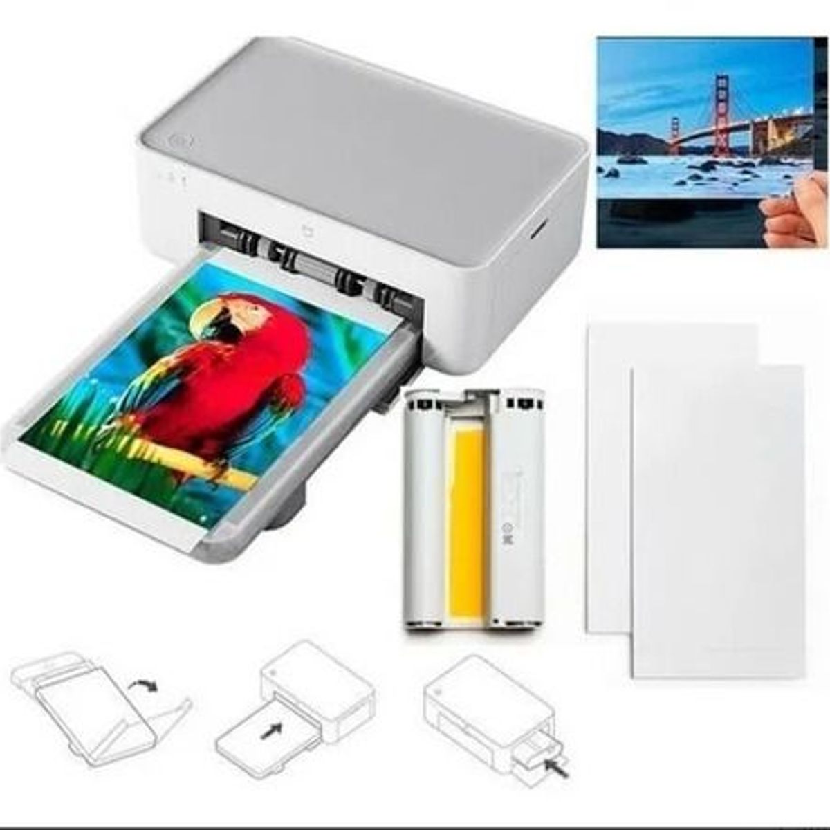 XIAOMI - Papel Foto X40cartucho De Tinta Xiaomi Mijia Smart Wireless.