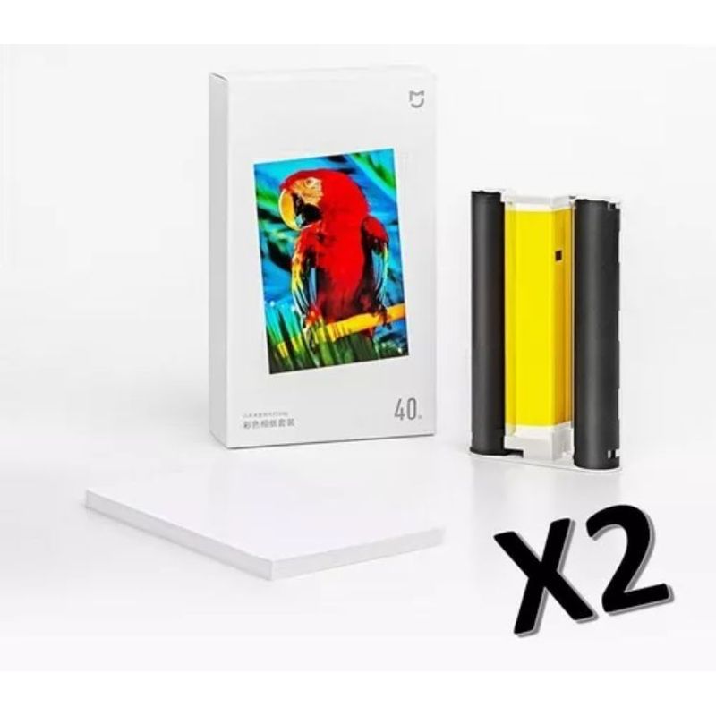 XIAOMI - Papel Foto X40cartucho De Tinta Xiaomi Mijia Smart Wireless X2.