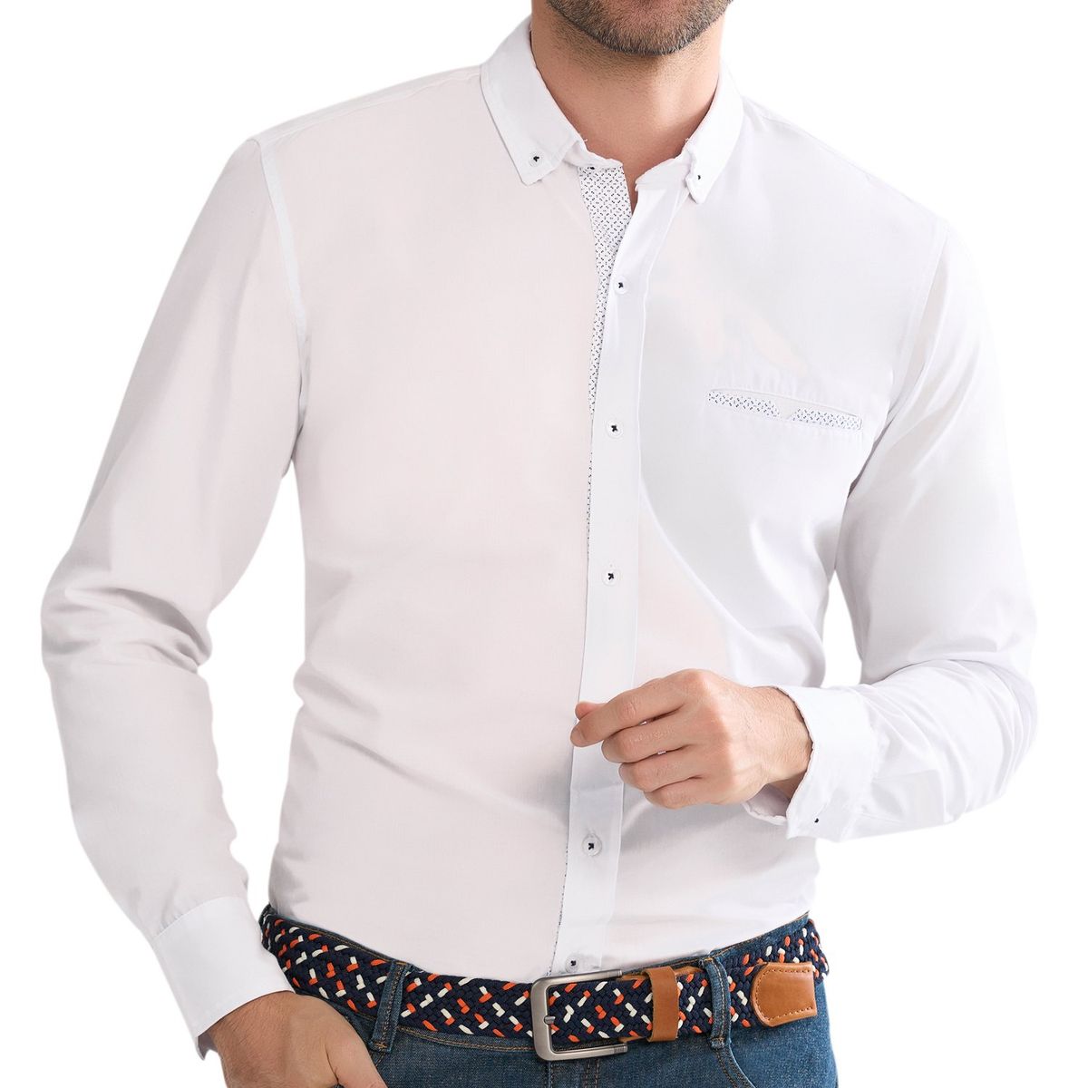 CROYDON - Camisa Angel Blanco Croydon para Hombre
