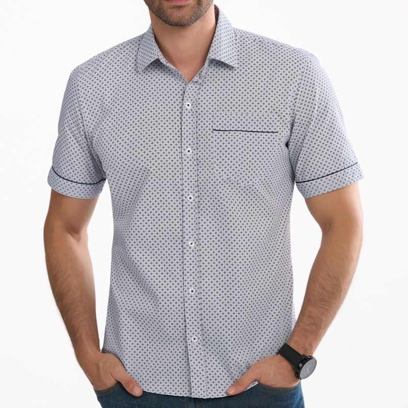 CROYDON - Camisa David Azul para Hombre Croydon