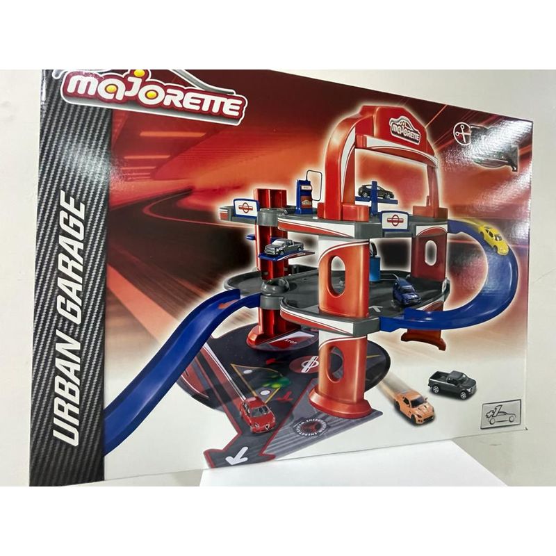 GENERICO - PISTA URBAN GARAGE MAJORETTE + 1 CARRO DE COLECCIÓN