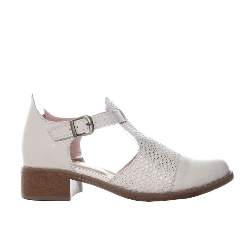 ZAVATTY - Mafalda para mujer H-CHLOE TALCO CUERO ZAVATTY